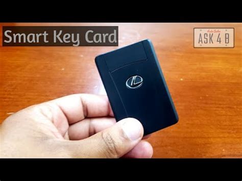 lexus ls460 smart key card|Lexus Smart Access Key Card Explained .